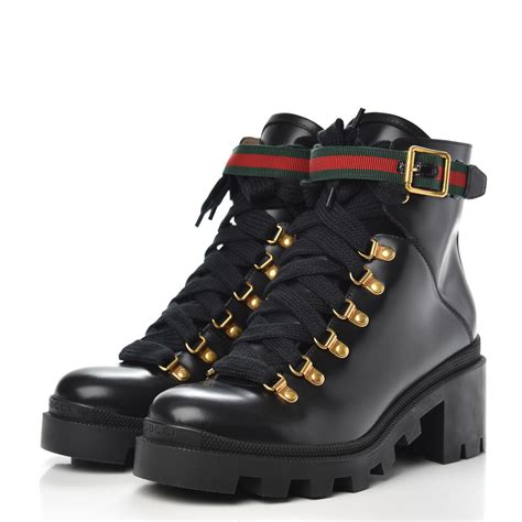 gucci combat boots womens|Gucci ankle boots women.